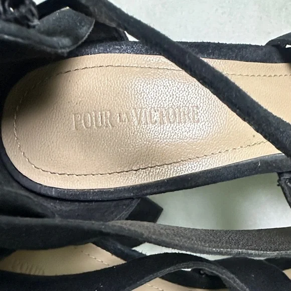 Pour La Victoire Carla Diagonal Strap Heels size 8 - Picture 5 of 7